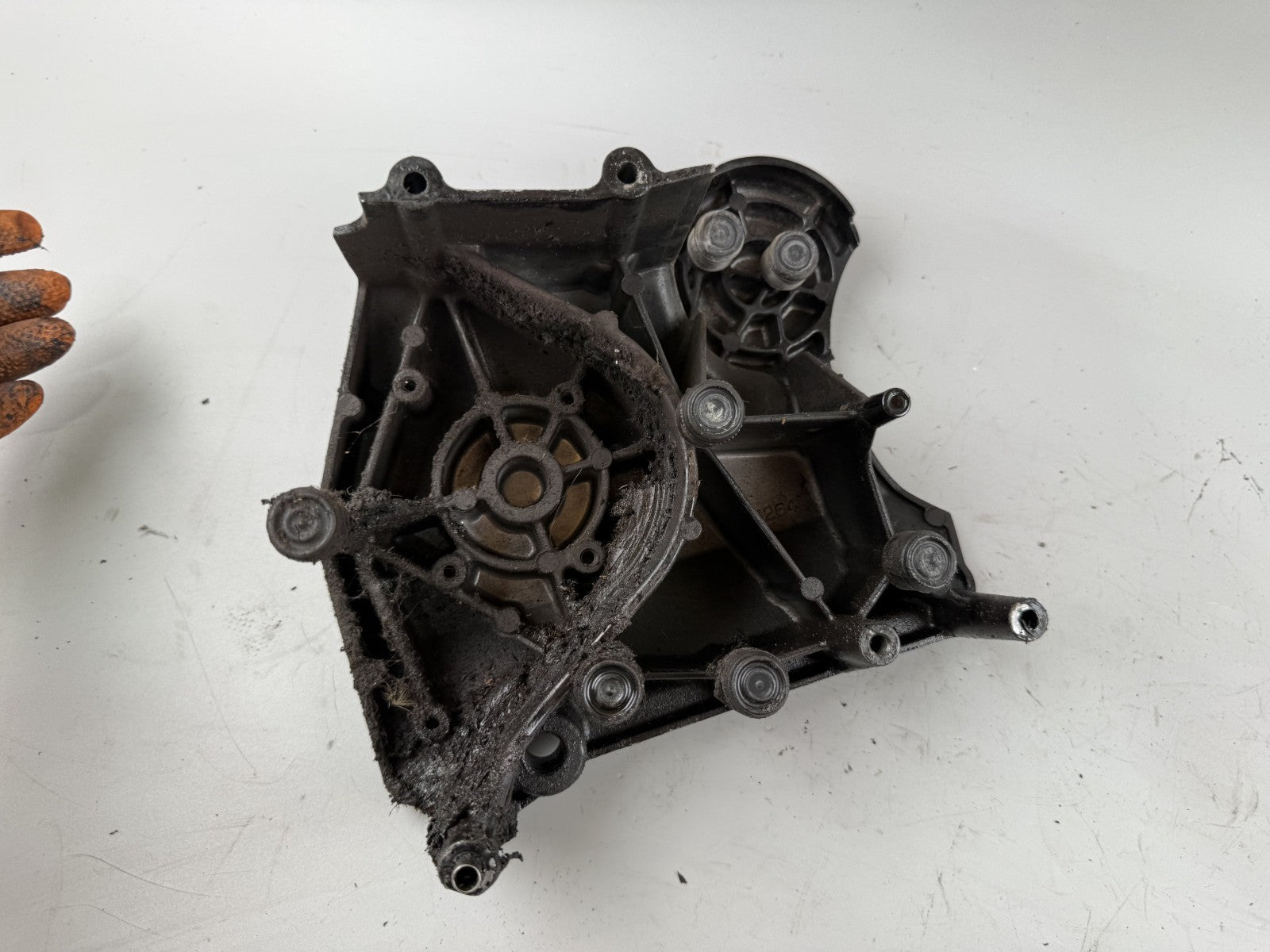 Kawasaki ZR-7 ZR750F Ritzelabdeckung Motor Engine Deckel Cover