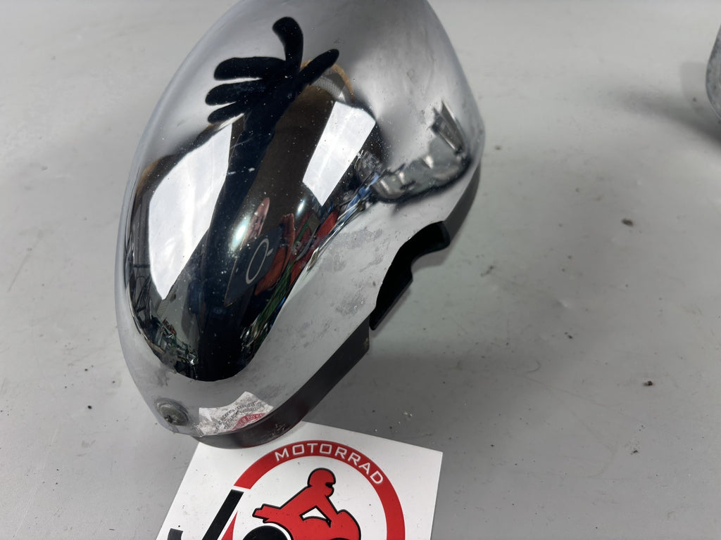 Yamaha XV535 3BR 2YL Virago Seitendeckel Chrome Abdeckung Cover Verkleidung