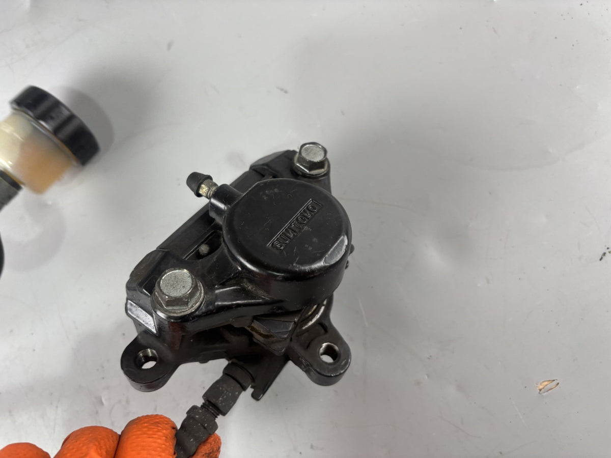 Yamaha XJ 900 Diversion 4KM Bremsanlage Bremse Brake Sattel Pumpe hinten backWir