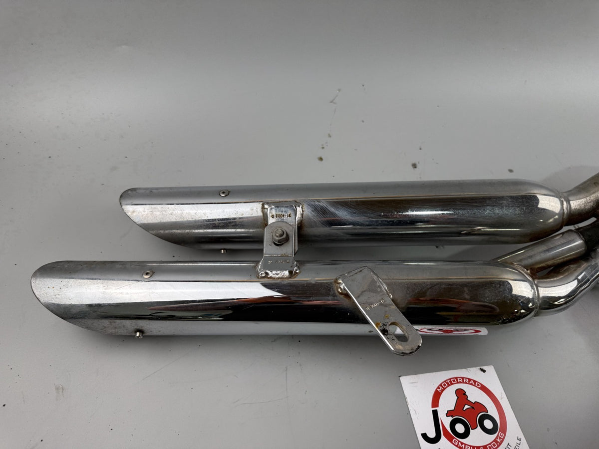 Yamaha XV535 3BR 2YL Virago Auspuffanlage Auspuff Exhaust Schalldämpfer Krümmer