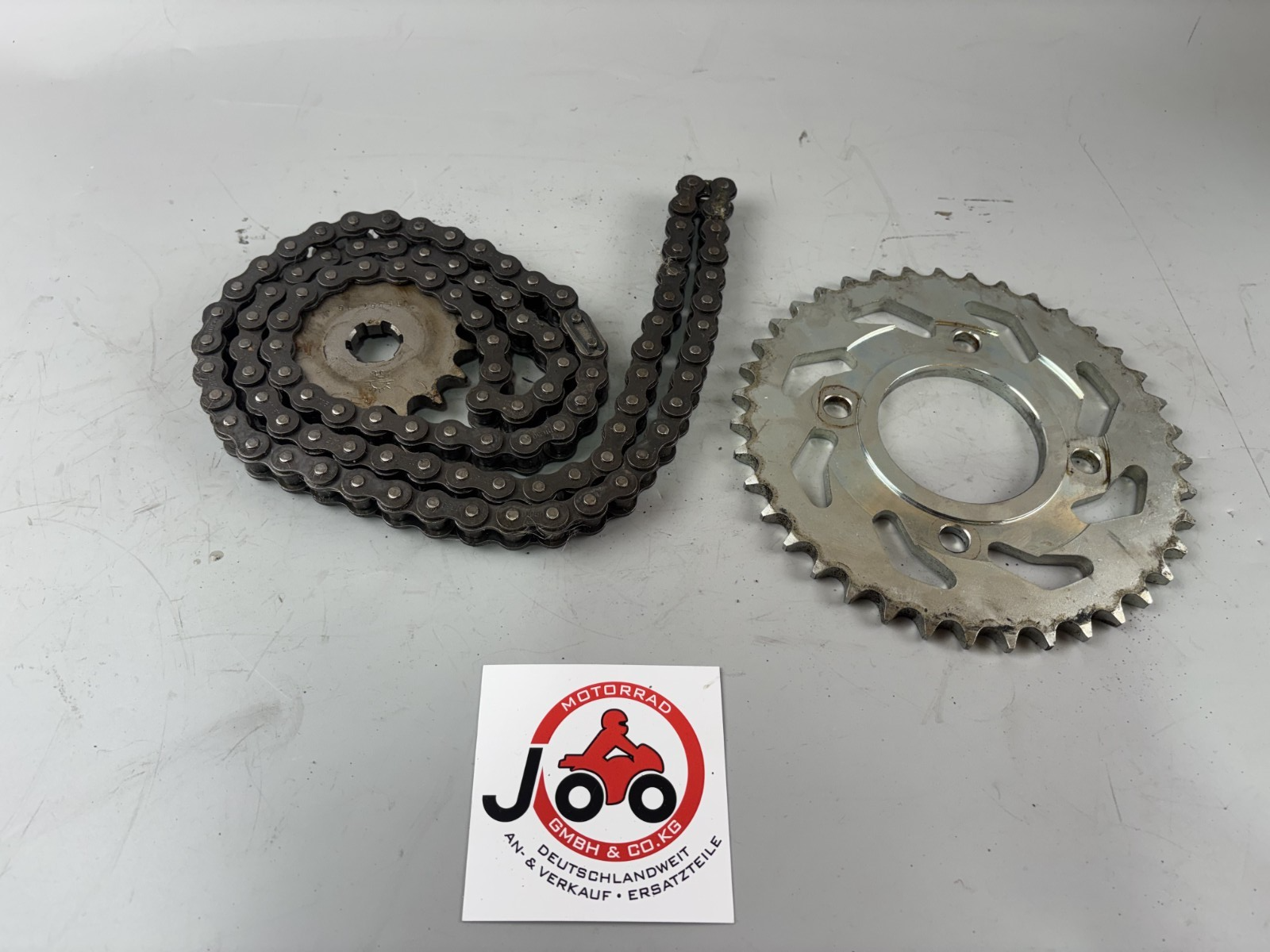Yamaha XS400 2A2 Kettenkit Kettensatz Chain Kettenrad Ritzel