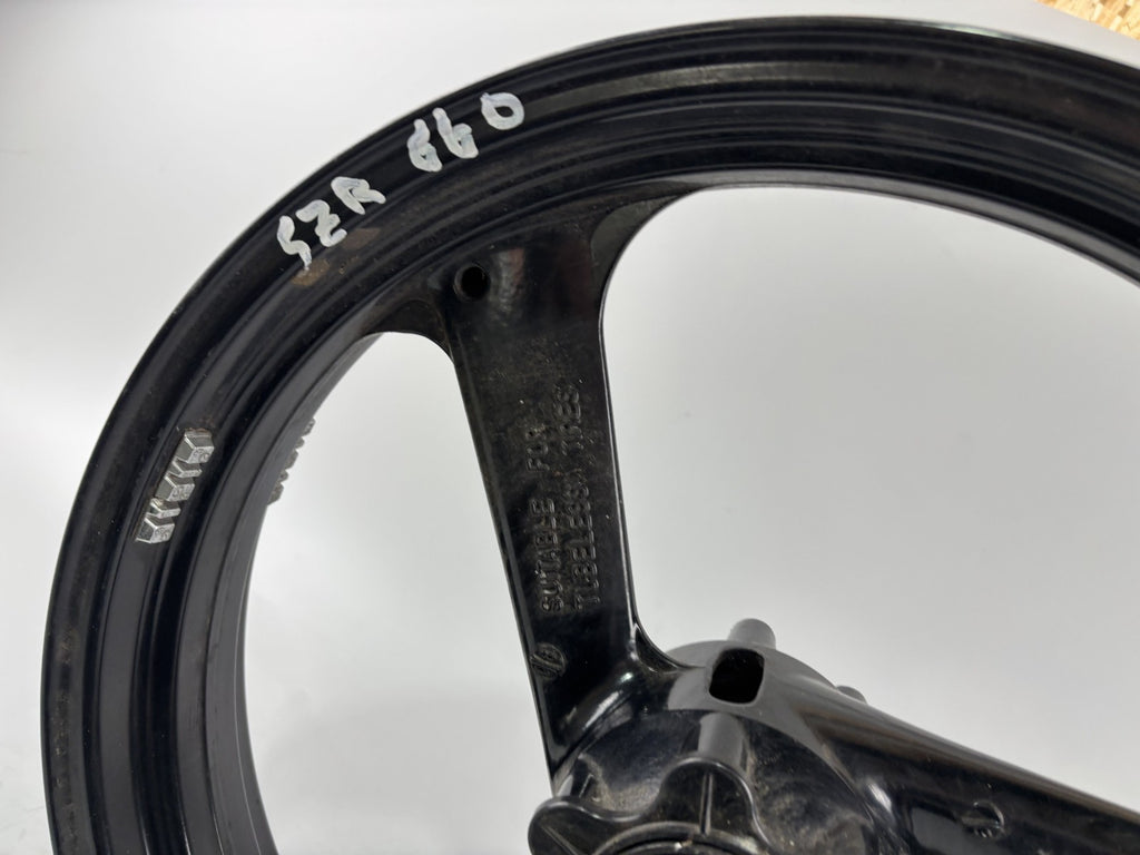 Yamaha SZR 660 Belgarda 4SU Vorderradfelge Felge Rim Rad vorne front Reifen Rad
