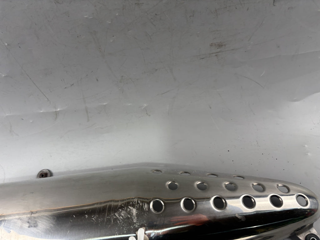 Honda SLR 650 Vigor FX 650 RD09 Auspuffblenden Blech Abdeckung Cover Deckel