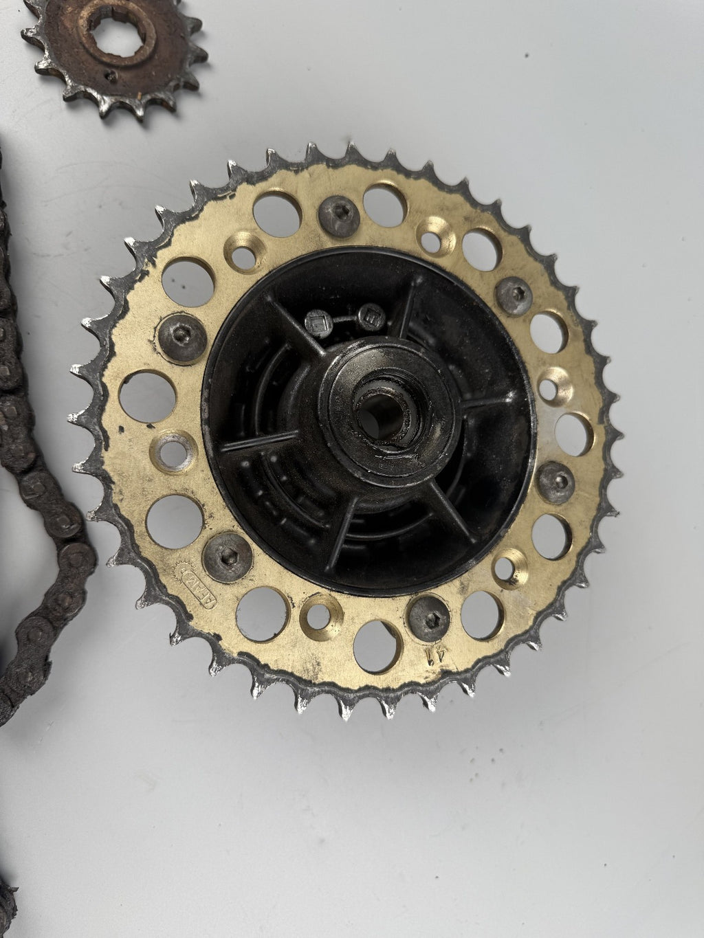 Honda XL600R PD03 Kettensatz Kette Chain Ritzel Kettenrad
