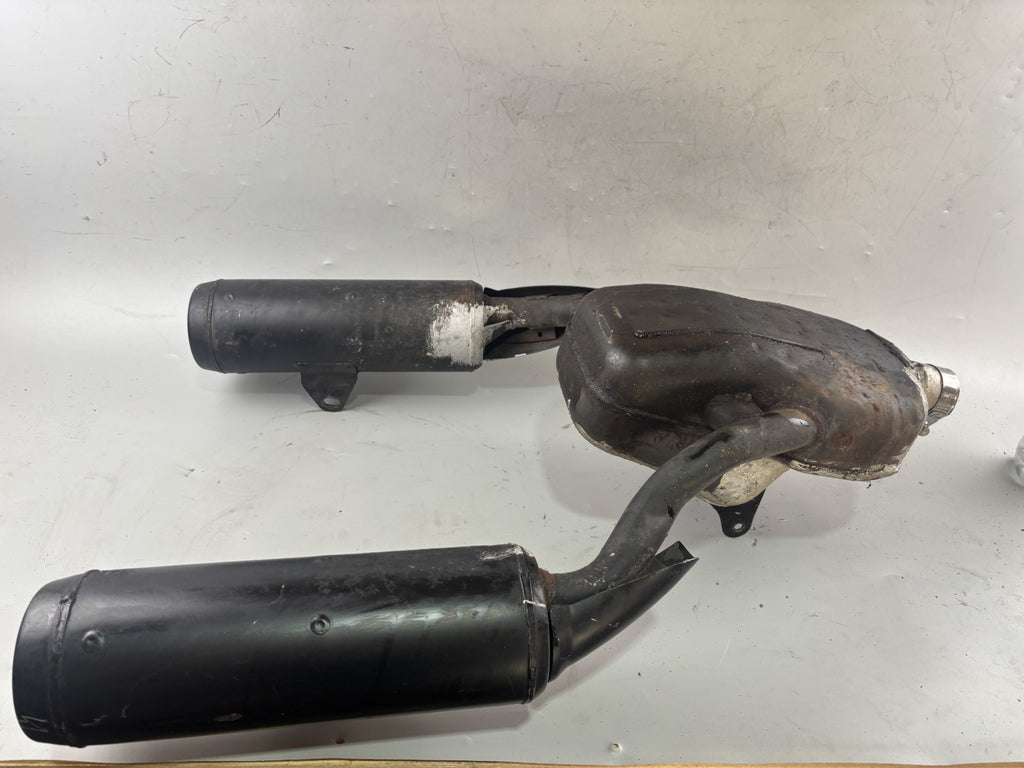 Yamaha TDM 850 3VD Auspuff Exhaust Schalldämpfer Endtopf Sammler Manifold