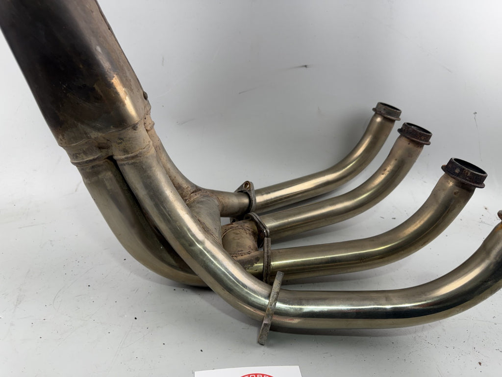 Suzuki GSX 750 AE Inazuma Krümmer Downpipe Exhaust Auspuff Motor Engine