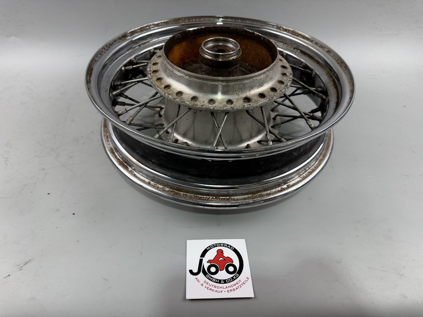 Yamaha XV535 3BR Virago Hinterradfelge Felge Rim Rad Speichen hinten back