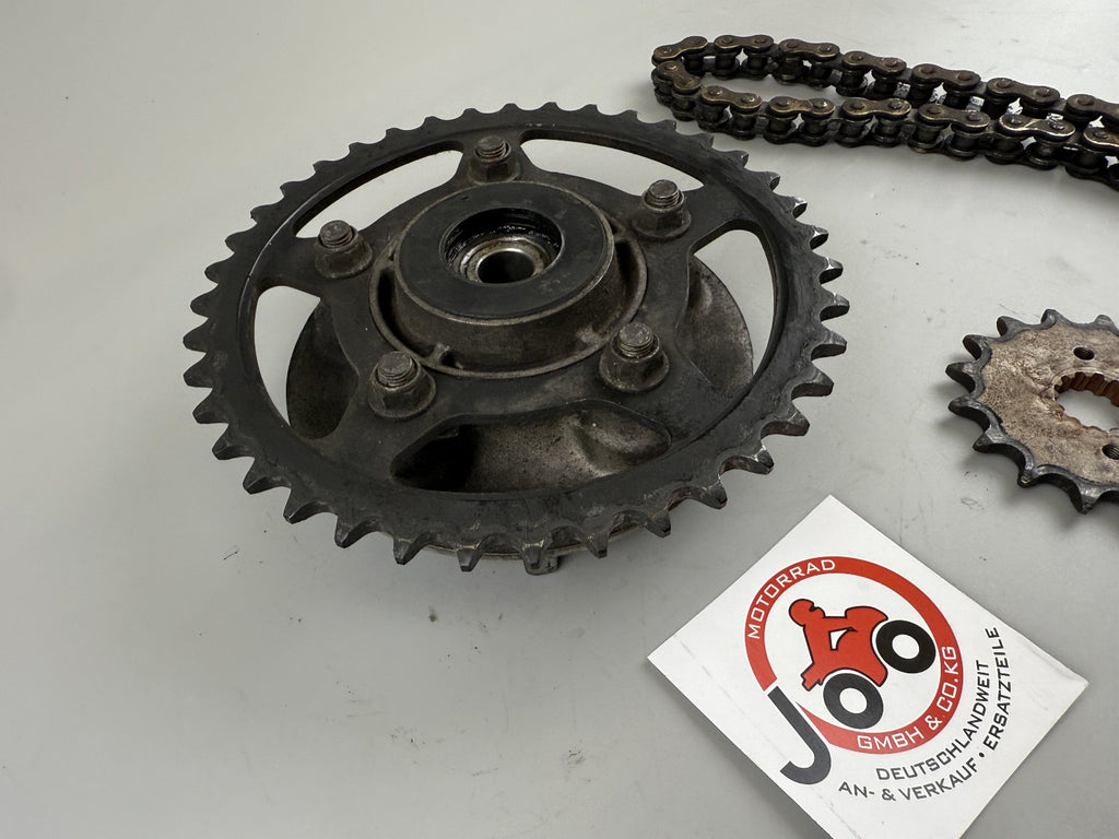 Suzuki GS500E GM51B kettensatz Chainkid Ritzel Kettenrad