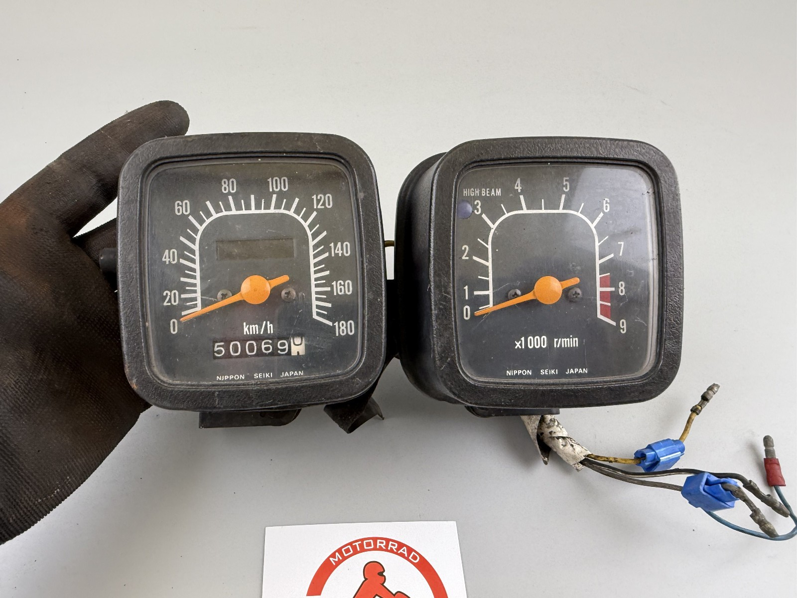 Suzuki DR 500 S DR500 Tacho Speedometer DZM Drehzahlmesser Instrumente Cockpit