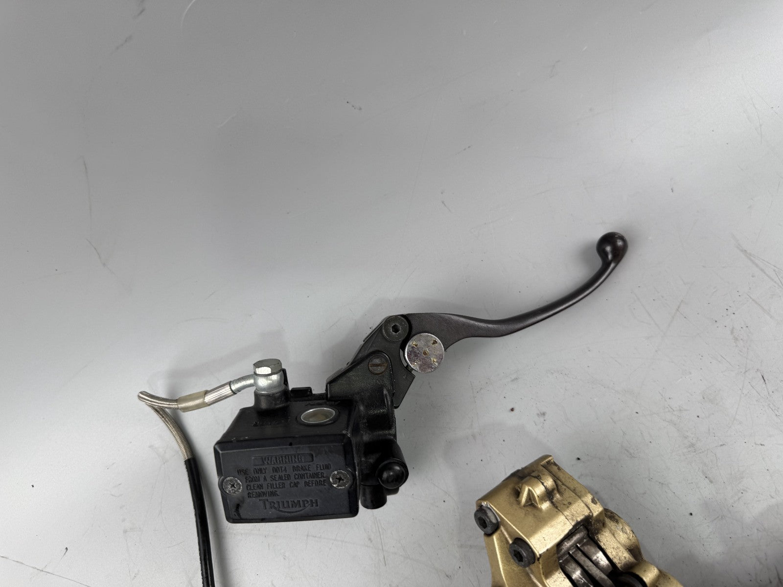 Triumph Daytona 1200 T300D Bremsanlage Brake Bremse vorne front Sattel Pumpe