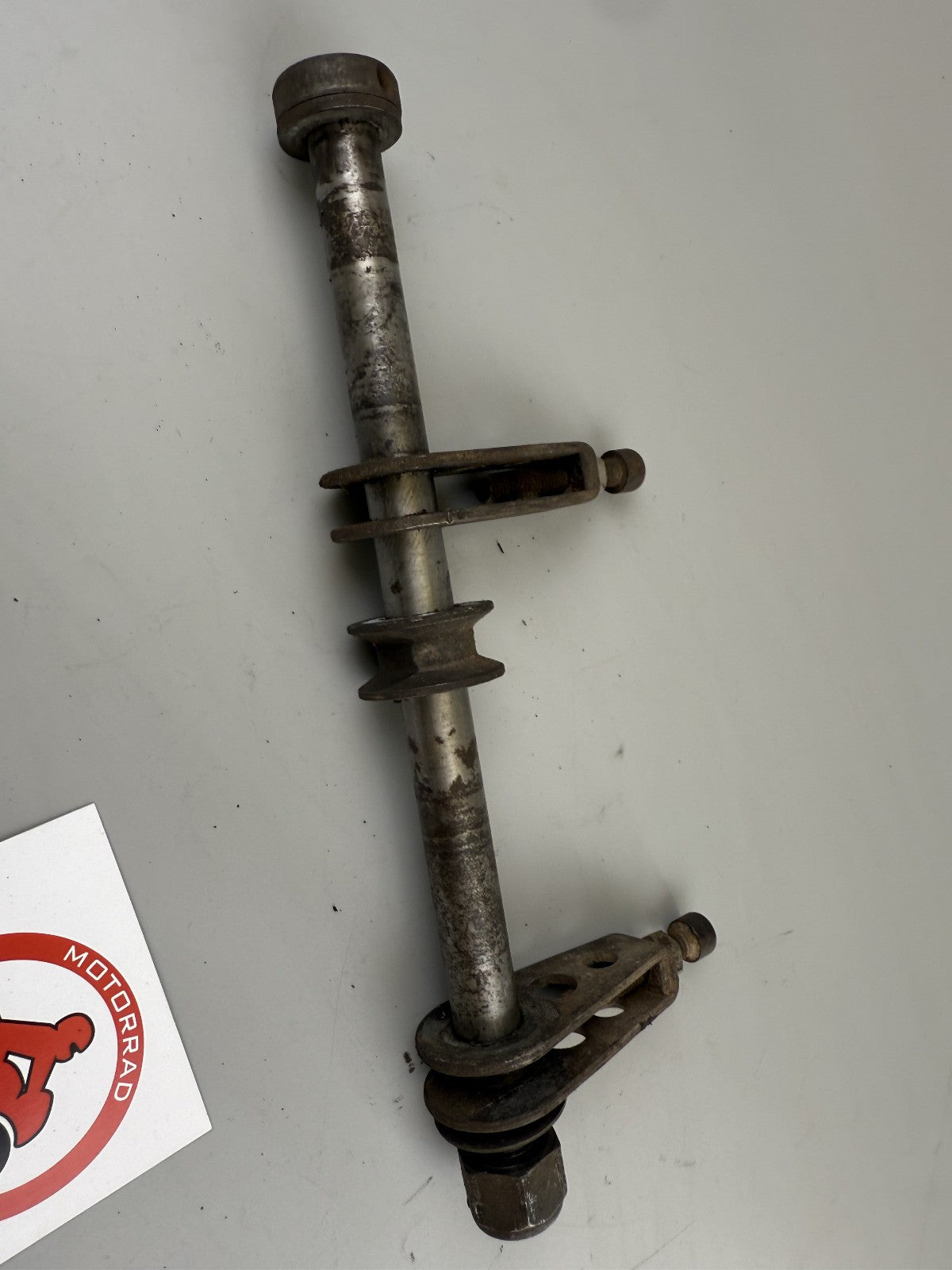 Suzuki DR 500 S DR500 Achse Kettenspanner Chain back Aufhängung