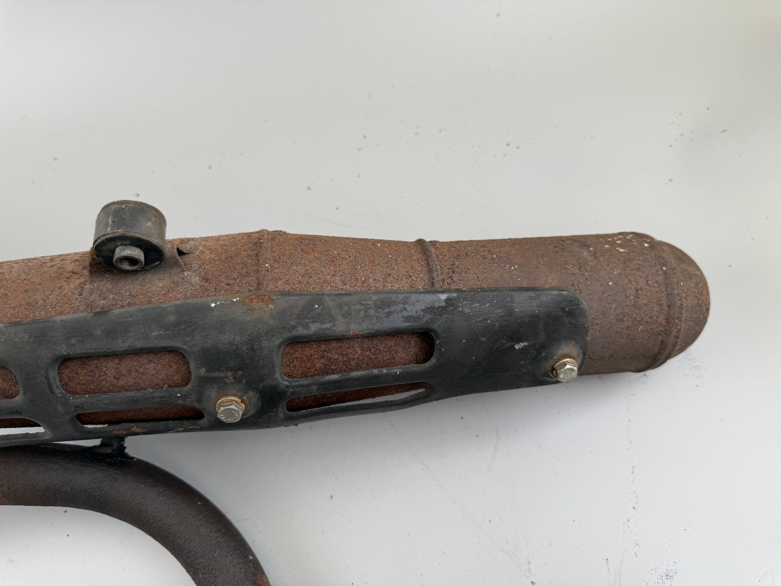 Suzuki DR 500 S DR500 Auspuffpuffanlage Exhaust Sammler Krümmer Schalldämpfer