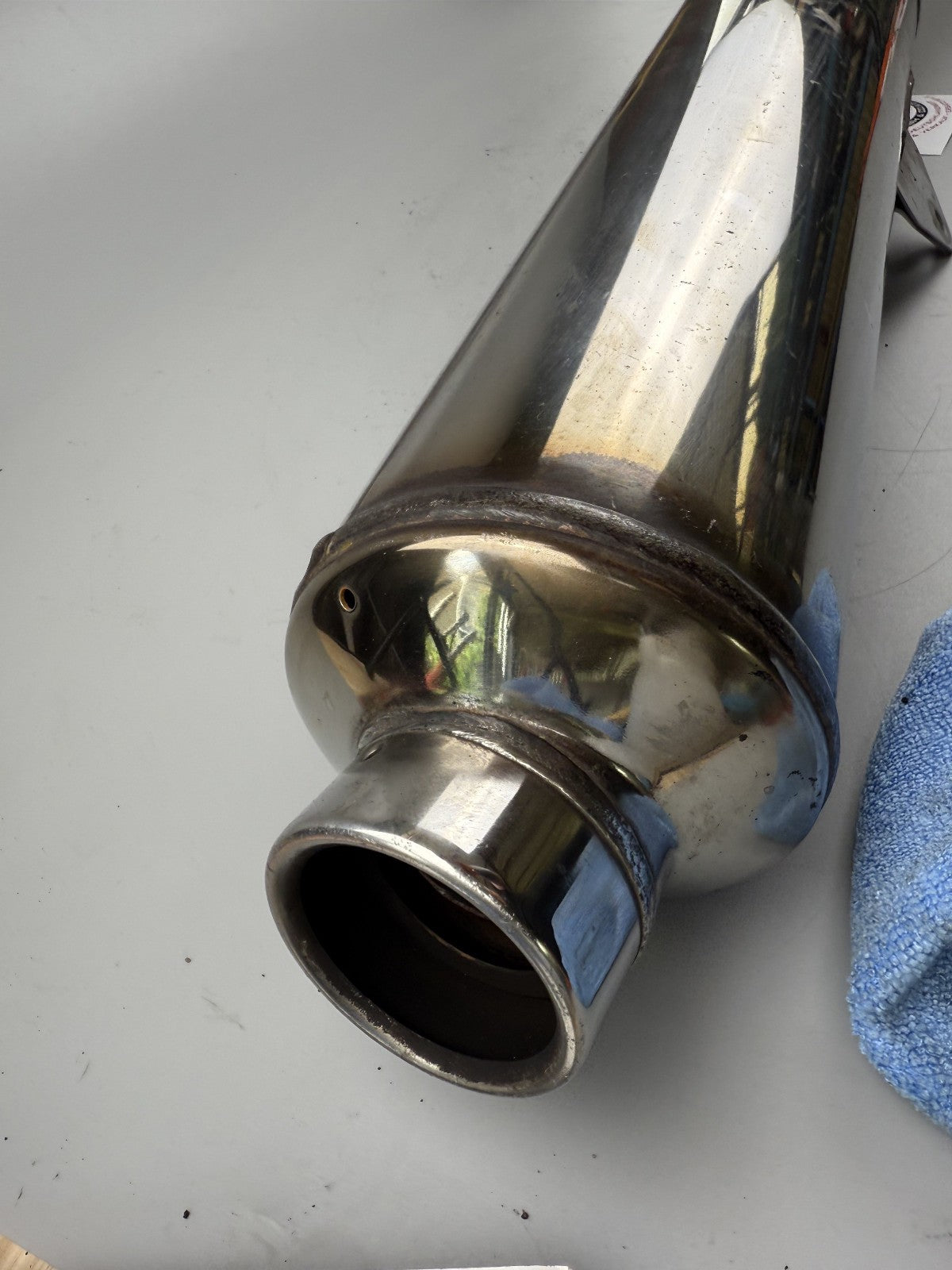 Suzuki GSX750 AE Inazuma Exhaust Auspuff Motor Engine Endtopf Schalldämpfer