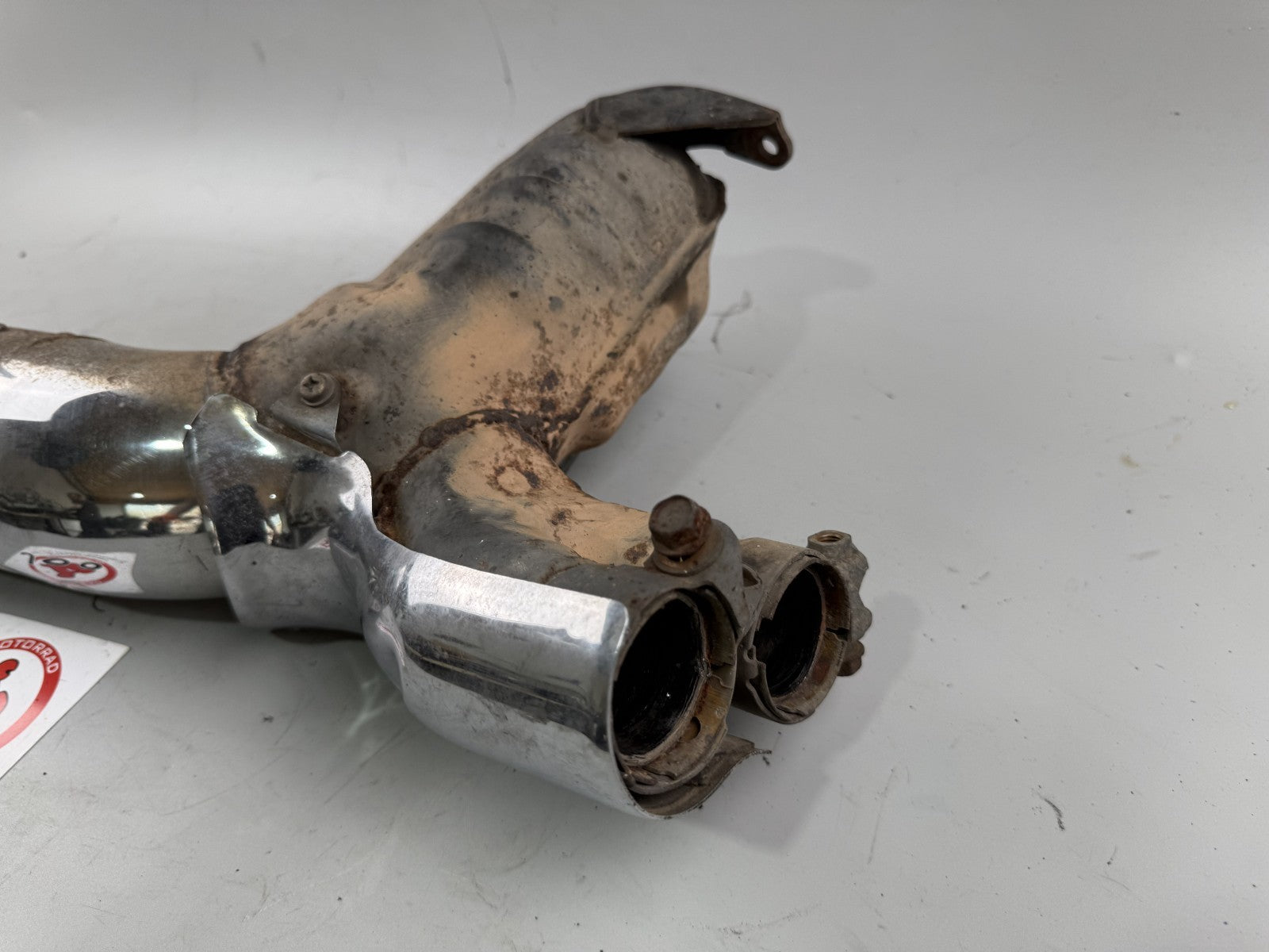 Honda NTV650 revere RC33 Endtopf Schalldämpfer Auspuff Exhaust